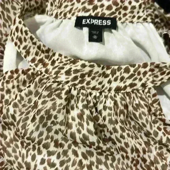 Express Animal Print Top - Picture 1 of 3